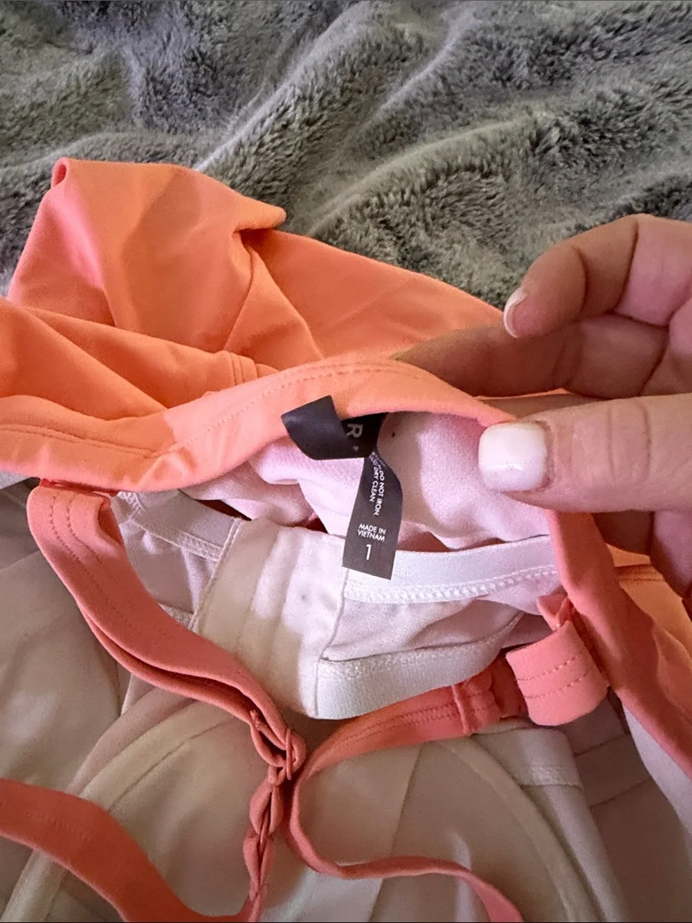 torrid Coral Peplum Bikini Top with Tropical Leaf High-Waist Bottoms - Picture 6 of 7